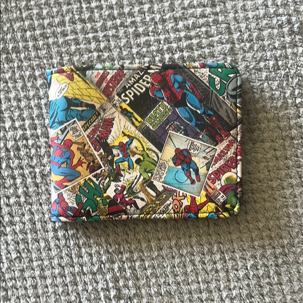 Marvel Black Wallet with Red Logo